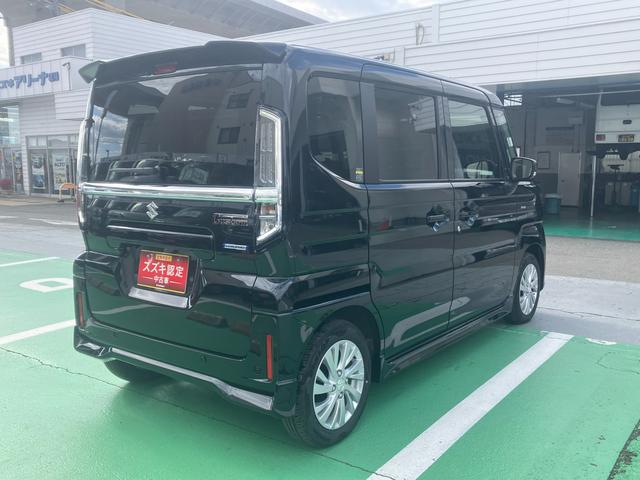 スペーシアカスタム カスタム　ＨＹＢＲＩＤ　ＧＳ　当社試乗車　前後衝突被害軽減Ｂ　前後誤発進抑制機能　車線逸脱抑制・警報機能　パーキングセンサー　アダプティブクルーズコントロール　オーディオスイッチ　オートライト　オートハイビーム　アイドリングストップ　ＬＥＤヘッドライト（2枚目）