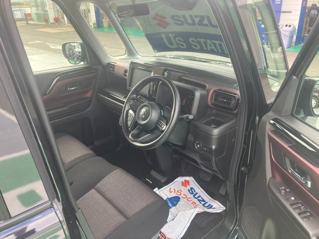 スペーシアカスタム カスタム　ＨＹＢＲＩＤ　ＧＳ　当社試乗車　前後衝突被害軽減Ｂ　前後誤発進抑制機能　車線逸脱抑制・警報機能　パーキングセンサー　アダプティブクルーズコントロール　オーディオスイッチ　オートライト　オートハイビーム　アイドリングストップ　ＬＥＤヘッドライト（6枚目）