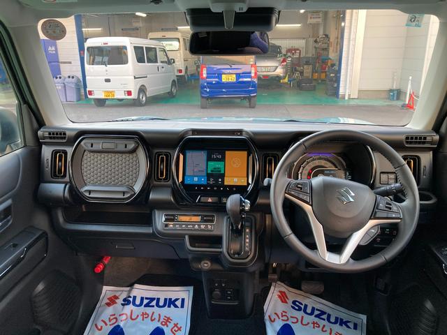 ハスラー HYBRID X 3型 純正ナビ 全方位モニター 当社試乗車 前後衝突被害軽減ブレーキ 前後誤発進抑制機能 車線逸脱抑制・警報機能 パーキングセンサー アダプティブクルーズコントロール オーディオスイッチ オートライト オートハイビーム アイドリングストップ(9枚目)