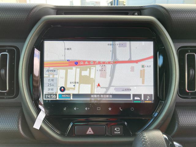 ハスラー タフワイルドターボ　３型　純正ナビ　全方位モニター　前後衝突被害軽減ブレーキ　前後誤発進抑制機能　車線逸脱抑制・警報機能　パーキングセンサー　アダプティブクルーズコントロール　オーディオスイッチ　オートライト　オートハイビーム　アイドリングストップ（6枚目）