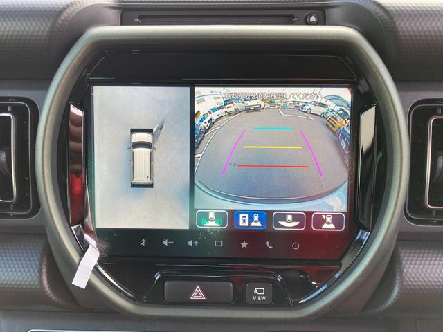 ハスラー タフワイルドターボ　３型　純正ナビ　全方位モニター　前後衝突被害軽減ブレーキ　前後誤発進抑制機能　車線逸脱抑制・警報機能　パーキングセンサー　アダプティブクルーズコントロール　オーディオスイッチ　オートライト　オートハイビーム　アイドリングストップ（7枚目）