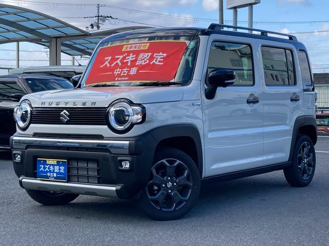 ハスラー タフワイルドターボ　３型　純正ナビ　全方位モニター　前後衝突被害軽減ブレーキ　前後誤発進抑制機能　車線逸脱抑制・警報機能　パーキングセンサー　アダプティブクルーズコントロール　オーディオスイッチ　オートライト　オートハイビーム　アイドリングストップ（14枚目）