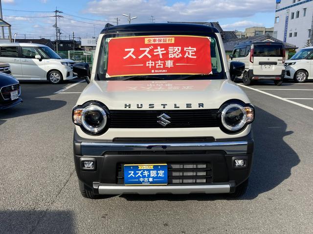 ハスラー タフワイルドターボ　３型　純正ナビ　全方位モニター　前後衝突被害軽減ブレーキ　前後誤発進抑制機能　車線逸脱抑制・警報機能　パーキングセンサー　アダプティブクルーズコントロール　オーディオスイッチ　オートライト　オートハイビーム　アイドリングストップ（15枚目）