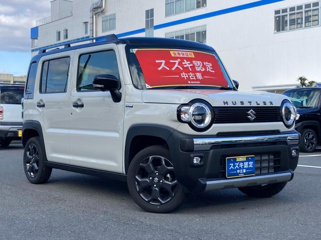 ハスラー タフワイルドターボ　３型　純正ナビ　全方位モニター　前後衝突被害軽減ブレーキ　前後誤発進抑制機能　車線逸脱抑制・警報機能　パーキングセンサー　アダプティブクルーズコントロール　オーディオスイッチ　オートライト　オートハイビーム　アイドリングストップ（17枚目）