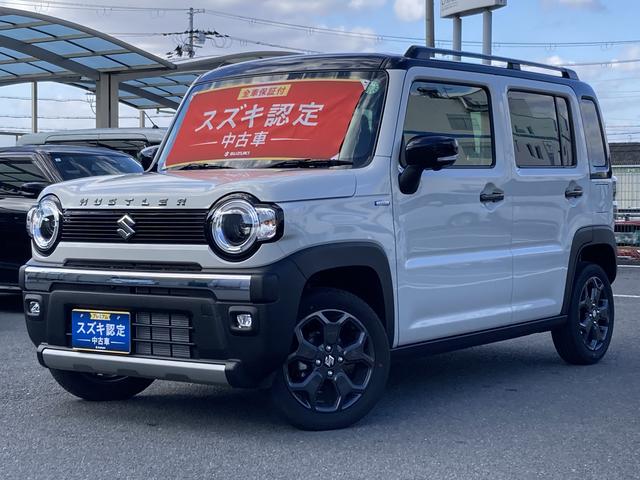 ハスラー タフワイルドターボ　３型　純正ナビ　全方位モニター　前後衝突被害軽減ブレーキ　前後誤発進抑制機能　車線逸脱抑制・警報機能　パーキングセンサー　アダプティブクルーズコントロール　オーディオスイッチ　オートライト　オートハイビーム　アイドリングストップ（45枚目）