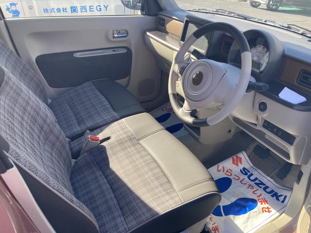 アルトラパンＬＣ ＬＣ　ＨＹＢＲＩＤ　Ｘ　６型　全方位カメラＰ　当社試乗車　前後衝突被害軽減ブレーキ　前後誤発進抑制機能　車線逸脱警報機能　パーキングセンサー　オーディオスイッチ　オートライト　オートハイビーム　アイドリングストップ　ＬＥＤヘッドライト　シートヒーター（5枚目）