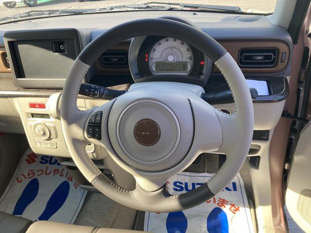 アルトラパンＬＣ ＬＣ　ＨＹＢＲＩＤ　Ｘ　６型　全方位カメラＰ　当社試乗車　前後衝突被害軽減ブレーキ　前後誤発進抑制機能　車線逸脱警報機能　パーキングセンサー　オーディオスイッチ　オートライト　オートハイビーム　アイドリングストップ　ＬＥＤヘッドライト　シートヒーター（8枚目）