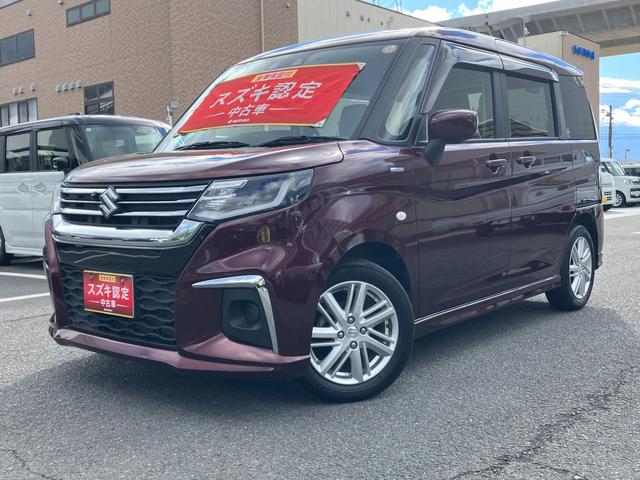 ソリオ ＨＹＢＲＩＤ　ＭＸ　純正ナビ　全方位モニタ　ＥＴＣ　ドラレコ　前後衝突被害軽減ブレーキ　前後誤発進抑制機能　車線逸脱警報機能　パーキングセンサー　アダプティブクルーズコントロール　オーディオスイッチ　オートライト　オートハイビーム　アイドリングストップ（13枚目）