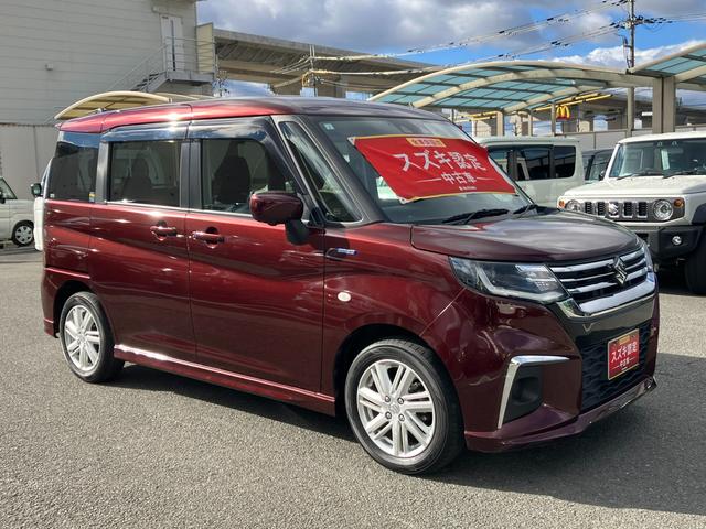 ソリオ ＨＹＢＲＩＤ　ＭＸ　純正ナビ　全方位モニタ　ＥＴＣ　ドラレコ　前後衝突被害軽減ブレーキ　前後誤発進抑制機能　車線逸脱警報機能　パーキングセンサー　アダプティブクルーズコントロール　オーディオスイッチ　オートライト　オートハイビーム　アイドリングストップ（16枚目）