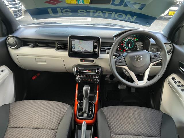 イグニス HYBRID MZ 4WD 純正メモリーナビ 全方位モニター 衝突被害軽減ブレーキ 誤発進抑制機能 車線逸脱警報機能 クルーズコントロール オーディオスイッチ オートライト オートハイビーム アイドリングストップ LEDヘッドライト LEDフォグ シートヒーター(6枚目)