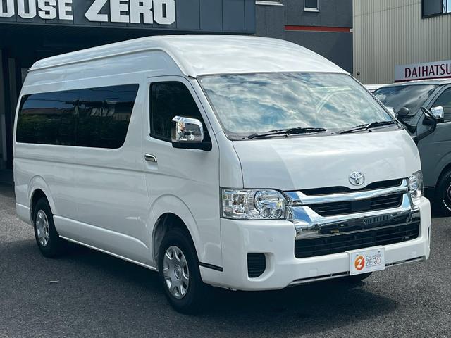 ハイエースワゴン グランドキャビン　４ＷＤ　ＬＥＤヘッドライト　パワースライドドア　デジタルインナーミラー　スマートキー（3枚目）