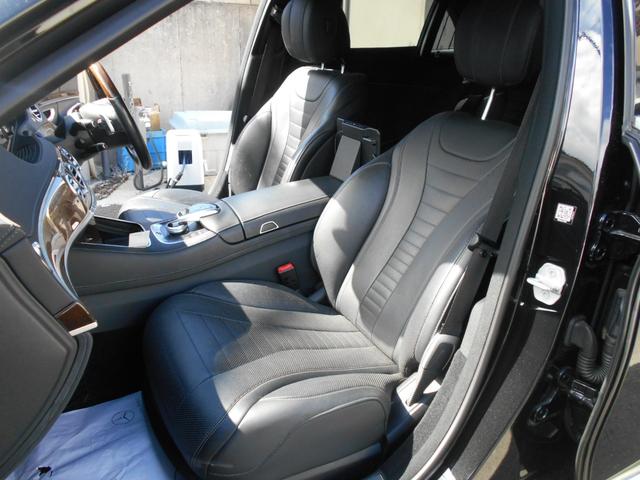 Ｓクラス Ｓ３００ｈロング　純正ナビフルセグＴＶ　Ｓ６５エクステリア　マイバッハ２０インチアルミ　マイバッハグリル　パワートランク　黒革シート・サンルーフ　ブルメスタサウンド　３６０度モニター　全席シートヒーター＆ベンチレーター（9枚目）