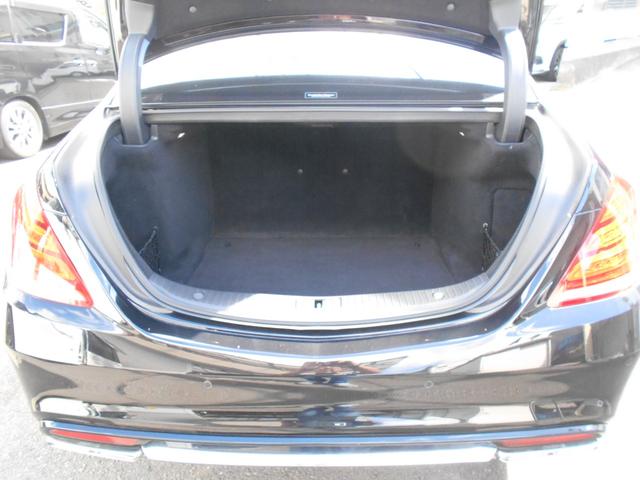 Ｓクラス Ｓ３００ｈロング　純正ナビフルセグＴＶ　Ｓ６５エクステリア　マイバッハ２０インチアルミ　マイバッハグリル　パワートランク　黒革シート・サンルーフ　ブルメスタサウンド　３６０度モニター　全席シートヒーター＆ベンチレーター（75枚目）