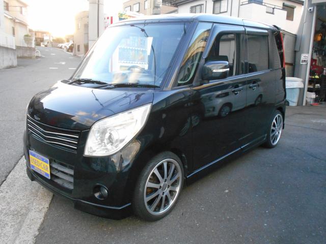 パレット ＸＳ　禁煙車　ナビ　フルセグテレビ　Ｂｌｕｅｔｏｏｔｈ　ＨＩＤヘッドライト　左リアパワースライドドア　プッシュスタート　スマートキー　ローダウン　フルエアロ　社外１６インチアルミ　前後ドライブレコーダー（43枚目）