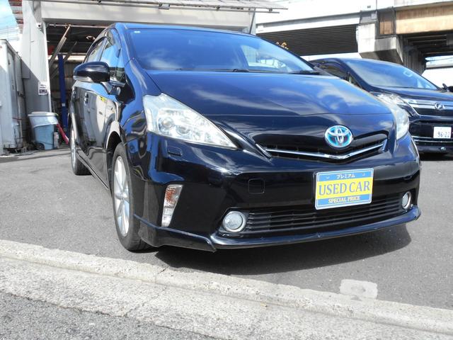 プリウスアルファ Ｓ　８インチナビ　フルセグテレビ　Ｂｌｕｅｔｏｏｔｈ　ＤＶＤ再生（3枚目）