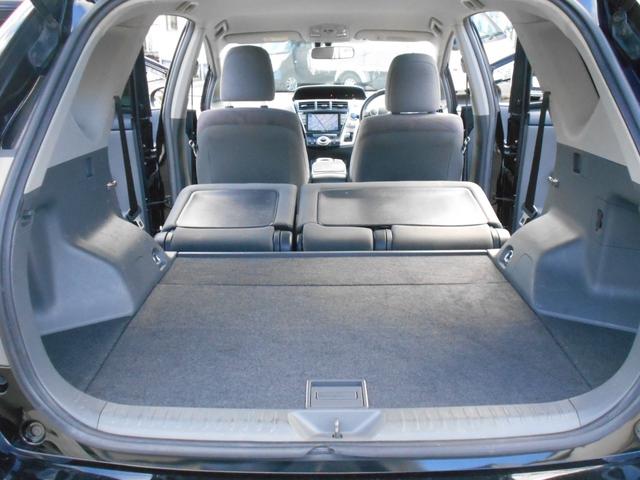 プリウスアルファ Ｓ　８インチナビ　フルセグテレビ　Ｂｌｕｅｔｏｏｔｈ　ＤＶＤ再生（14枚目）