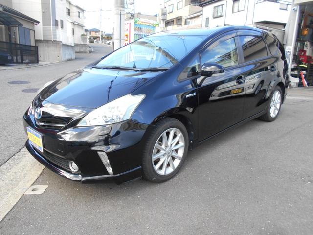 プリウスアルファ Ｓ　８インチナビ　フルセグテレビ　Ｂｌｕｅｔｏｏｔｈ　ＤＶＤ再生（35枚目）