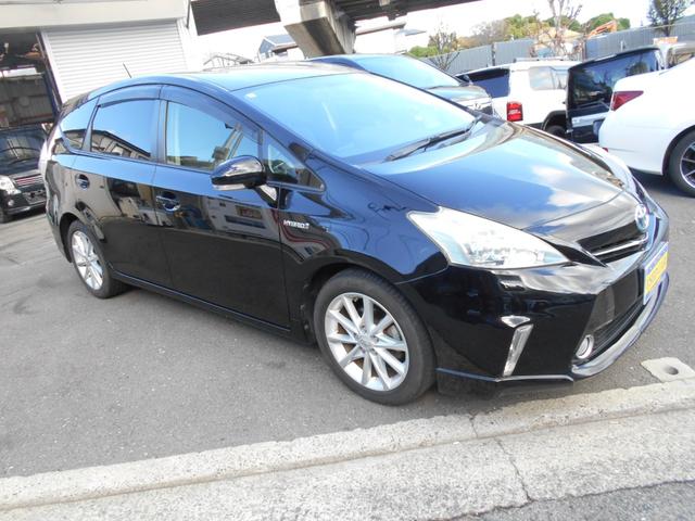 プリウスアルファ Ｓ　８インチナビ　フルセグテレビ　Ｂｌｕｅｔｏｏｔｈ　ＤＶＤ再生（36枚目）