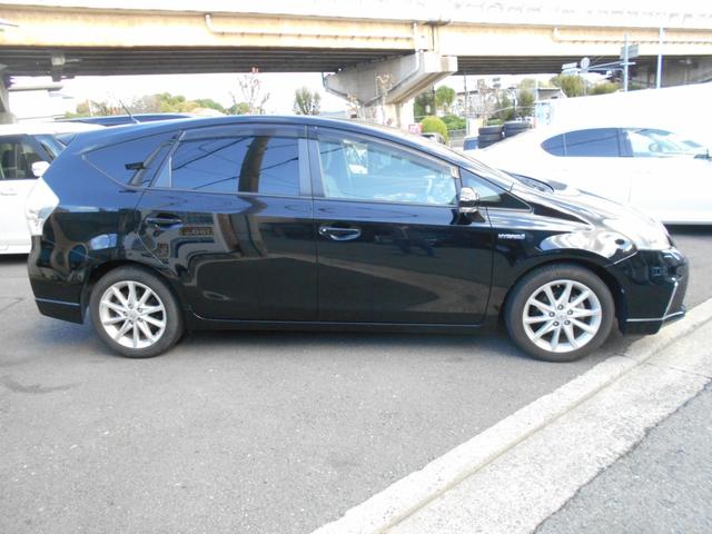 プリウスアルファ Ｓ　８インチナビ　フルセグテレビ　Ｂｌｕｅｔｏｏｔｈ　ＤＶＤ再生（37枚目）