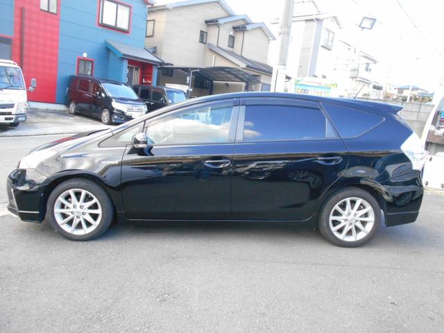 プリウスアルファ Ｓ　８インチナビ　フルセグテレビ　Ｂｌｕｅｔｏｏｔｈ　ＤＶＤ再生（38枚目）