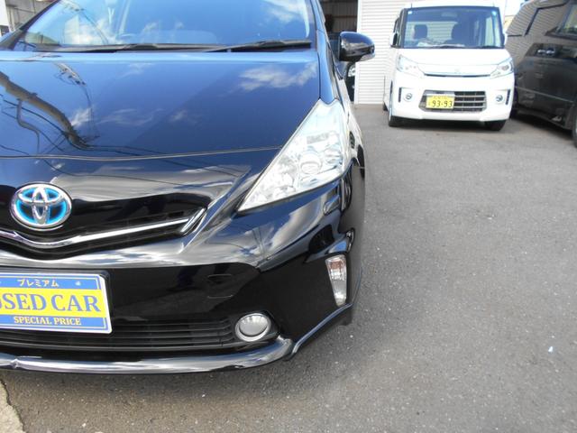 プリウスアルファ Ｓ　８インチナビ　フルセグテレビ　Ｂｌｕｅｔｏｏｔｈ　ＤＶＤ再生（40枚目）