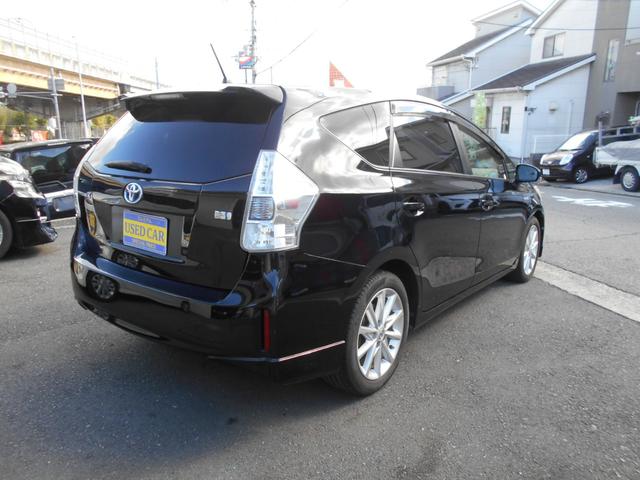 プリウスアルファ Ｓ　８インチナビ　フルセグテレビ　Ｂｌｕｅｔｏｏｔｈ　ＤＶＤ再生（44枚目）