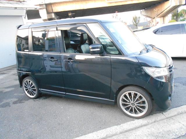 ルークス ハイウェイスター　１年保証付きＢ　禁煙車　社外ナビゲーション　フルセグテレビ　ＤＶＤ再生　Ｂｌｕｅｔｏｏｔｈ　左側パワースライドドア　プッシュスタート　スマートキー　ＨＩＤヘッド　フォグランプ　社外１６インチアルミ（30枚目）