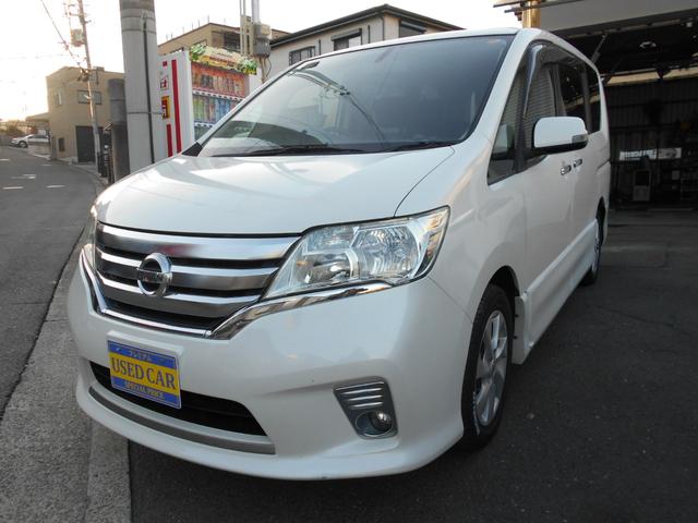 セレナ ハイウェイスターG S-ハイブリッド 1年保証S ハイブリッド ナビ フルセグテレビBluetooth 両側パワースライドドア プッシュスタート スマートキー HIDヘッドライト フォグランプ ETC(5枚目)