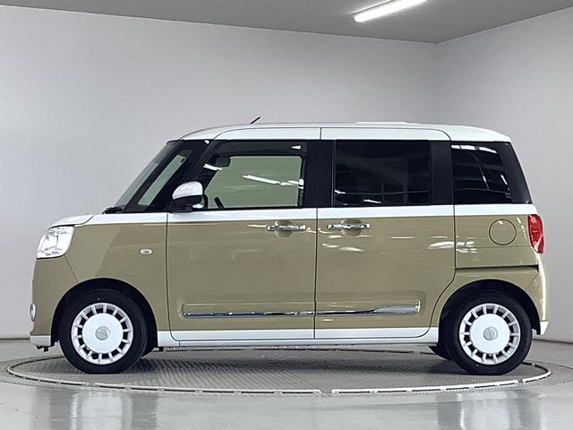 ムーヴキャンバス ストライプスＧターボ　アダプティブクルーズコントロール　走行無制限１年保証　両側電動スライドドア　アダプティブクルーズコントロール　前後コーナーセンサー　前席シートヒーター　ホッとカップホルダー　オートマチックハイビーム　ＬＥＤヘッドライト　スマートキー（8枚目）