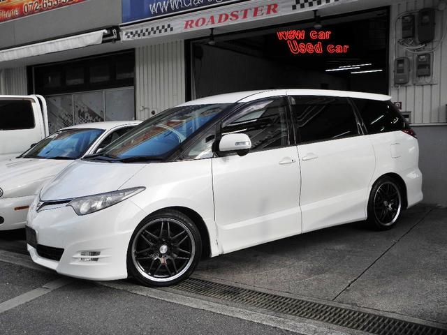 エスティマ アエラス　ナビ地デジフルセグＴＶバックカメラ左パワースライドドア１９インチアルミＥＴＣＨＩＤ８人乗り禁煙車（2枚目）