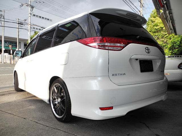 エスティマ アエラス　ナビ地デジフルセグＴＶバックカメラ左パワースライドドア１９インチアルミＥＴＣＨＩＤ８人乗り禁煙車（21枚目）