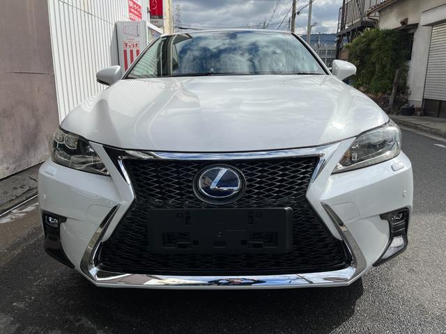 CT CT200h バージョンL レーダークルーズ 革シート コンビハンドル ステアリングヒーター TVナビ Bluetooth ETC Bカメラ 後期仕様 クリアランスソナー シートヒーター LEDライト(3枚目)