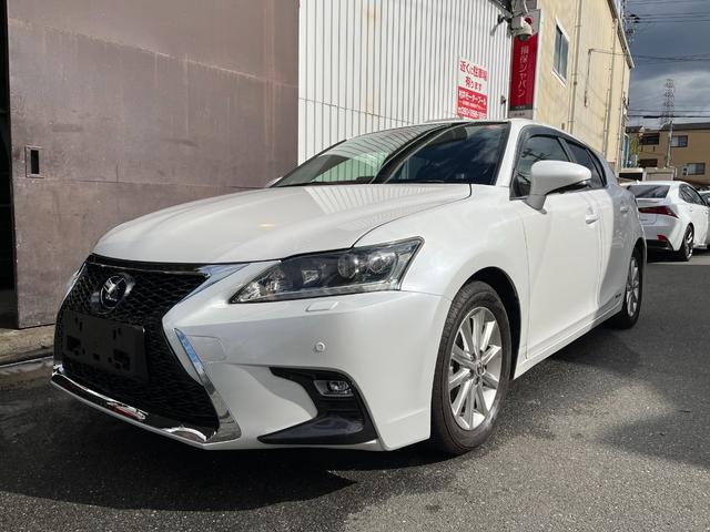 CT CT200h バージョンL レーダークルーズ 革シート コンビハンドル ステアリングヒーター TVナビ Bluetooth ETC Bカメラ 後期仕様 クリアランスソナー シートヒーター LEDライト(4枚目)