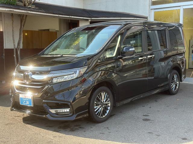 ステップワゴン ｅ：ＨＥＶモデューロＸ　ホンダセンシング　Ｈセンシング　純正ナビ　ＴＶ　マルチカメラ　ＥＴＣ２．０　ＬＥＤヘッド＆フォグ　前後ドラレコ　前席シートヒータ　純正後席モニタ＆Ｄインナーミラー＆バイザー　両電動スラドア　ハーフレザー　純正１６ＡＷ（2枚目）