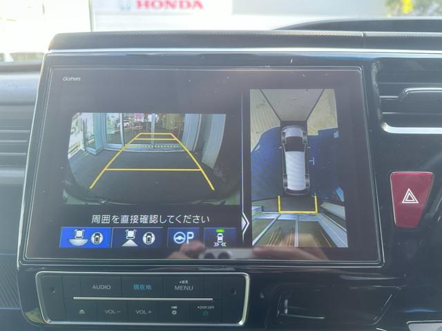 ステップワゴン ｅ：ＨＥＶモデューロＸ　ホンダセンシング　Ｈセンシング　純正ナビ　ＴＶ　マルチカメラ　ＥＴＣ２．０　ＬＥＤヘッド＆フォグ　前後ドラレコ　前席シートヒータ　純正後席モニタ＆Ｄインナーミラー＆バイザー　両電動スラドア　ハーフレザー　純正１６ＡＷ（37枚目）