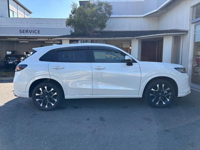 ZR-V e:HEV Z Hセンシング BSI アダプティブDビーム 後退出庫サポ Hコネクトディスプレー フルセグTV マルチカメラ ETC2.0 LEDヘッド 前席シートヒータ BOSE 黒本革シート 純正18AW(3枚目)