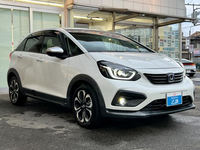 フィット e:HEVクロスター Hセンシング 純正ギャザーズナビ Bカメラ ETC ACC スマートキー ナビ装着用スペシャルPKG Bluetooth接続 LEDヘッドライト 純正16インチAW(2枚目)