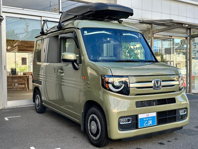 N-VAN+スタイル ファン キャンピング仕様 Hセンシング LEDヘッド&フォグランプ Dオーディオ 社外ナビ TV Bluetooth接続 ETC ACC テーブル INNO製ルーフボックス(3枚目)