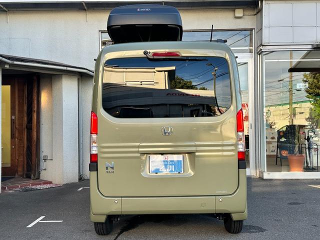 N-VAN+スタイル ファン キャンピング仕様 Hセンシング LEDヘッド&フォグランプ Dオーディオ 社外ナビ TV Bluetooth接続 ETC ACC テーブル INNO製ルーフボックス(24枚目)
