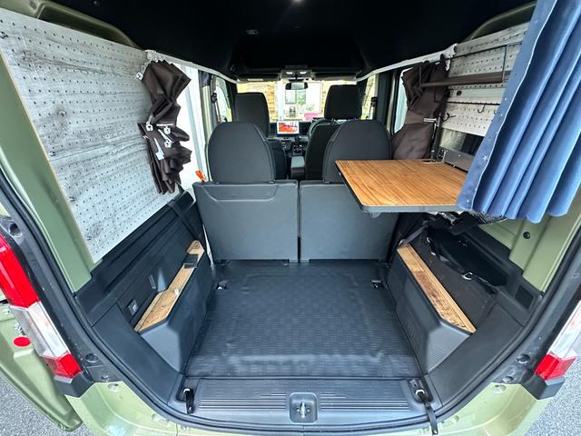 N-VAN+スタイル ファン キャンピング仕様 Hセンシング LEDヘッド&フォグランプ Dオーディオ 社外ナビ TV Bluetooth接続 ETC ACC テーブル INNO製ルーフボックス(63枚目)
