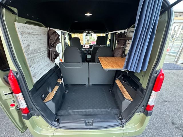 N-VAN+スタイル ファン キャンピング仕様 Hセンシング LEDヘッド&フォグランプ Dオーディオ 社外ナビ TV Bluetooth接続 ETC ACC テーブル INNO製ルーフボックス(64枚目)