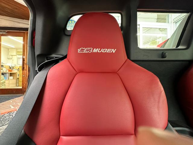 S660 MUGEN RA 無限BBSアルミ 無限BLISTEIN車高調 無限赤革スポーツシート F6MT 純正センターディスプレイ 追加メーター ロールトップ ETC Bモニタ(47枚目)