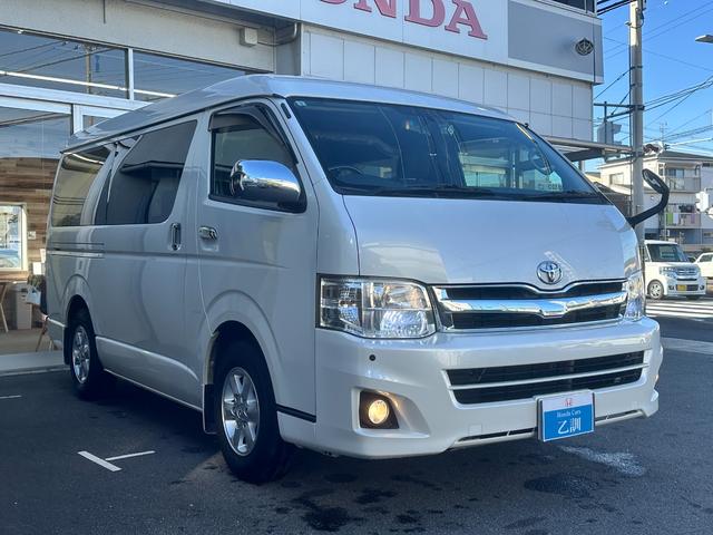 ハイエースバン ロングスーパーGLプライムセレ 助手席エアバック ストラーダナビ フルセグTV Bカメラ ETC Bluetooth CD DVD HID キーレス 障害物センサー フルフラットシート カーテン 両側スライドドア(19枚目)