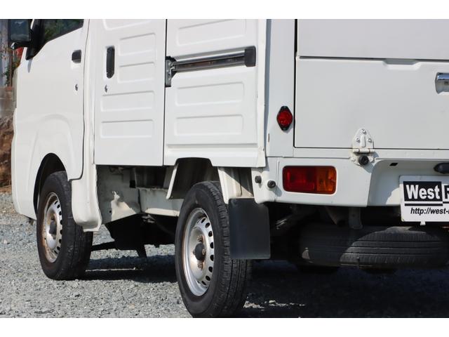 ハイゼットトラック 移動販売・宅配仕様車 AT 両側スライド リア跳上+下アオリ上下2分割バックドア ハイルーフ ルーフキャリア&拡声器 荷室スモークガラス 庫内灯 前後ドラレコ 社外CD・USBデッキ エアコンパワステ(17枚目)