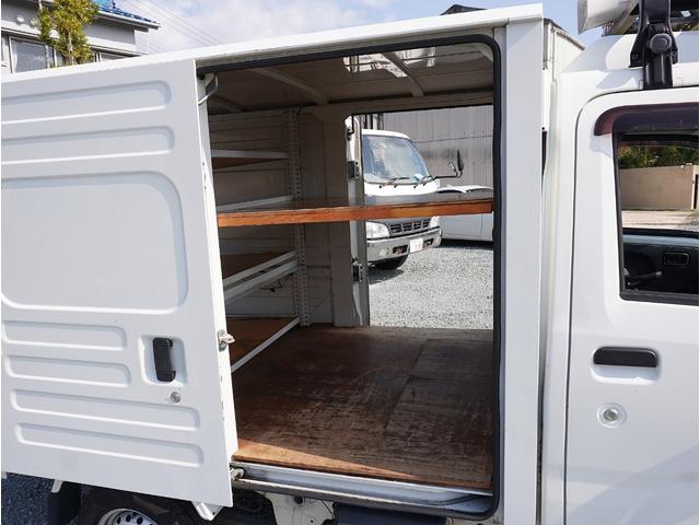 ハイゼットトラック 移動販売・宅配仕様車 AT 両側スライド リア跳上+下アオリ上下2分割バックドア ハイルーフ ルーフキャリア&拡声器 荷室スモークガラス 庫内灯 前後ドラレコ 社外CD・USBデッキ エアコンパワステ(23枚目)