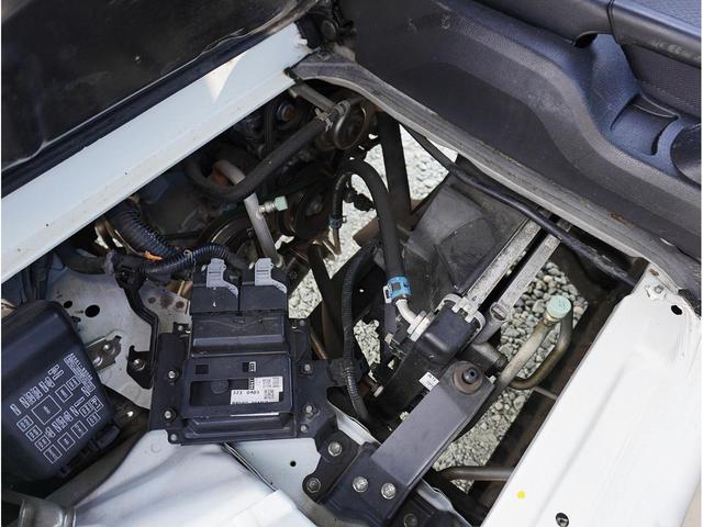 ハイゼットトラック 移動販売・宅配仕様車 AT 両側スライド リア跳上+下アオリ上下2分割バックドア ハイルーフ ルーフキャリア&拡声器 荷室スモークガラス 庫内灯 前後ドラレコ 社外CD・USBデッキ エアコンパワステ(49枚目)