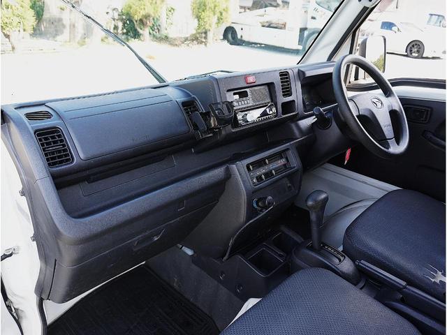 ハイゼットトラック 移動販売・宅配仕様車 AT 両側スライド リア跳上+下アオリ上下2分割バックドア ハイルーフ ルーフキャリア&拡声器 荷室スモークガラス 庫内灯 前後ドラレコ 社外CD・USBデッキ エアコンパワステ(51枚目)