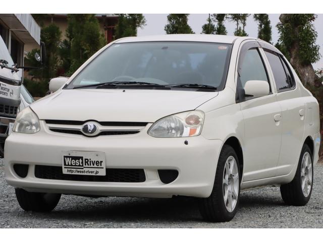 プラッツ １．５Ｘ　５ＭＴ　後期モデル　ノーマルベース　修復歴無　社外１５ＡＷ　ダンロップ製エナセーブ８分山１８５／５５Ｒ１５　リア３面スモークフィルム施工　センターアームレスト　発光電動コーナーポール　キーレス２本（4枚目）