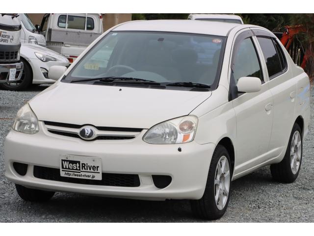 プラッツ １．５Ｘ　５ＭＴ　後期モデル　ノーマルベース　修復歴無　社外１５ＡＷ　ダンロップ製エナセーブ８分山１８５／５５Ｒ１５　リア３面スモークフィルム施工　センターアームレスト　発光電動コーナーポール　キーレス２本（5枚目）