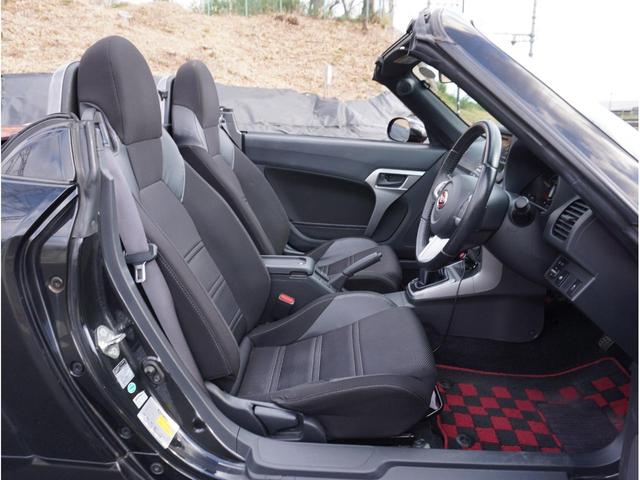 コペン エクスプレイ　５ＭＴ　電動オープン　ノーマルベース車　柿本改マフラー　純正１６インチＡＷ　タイヤＰＯＴＥＮＺＡアドレナリン７分山　ＬＥＤヘッド＆フォグ　シートヒーター　スマートキー／プッシュスタート　ＥＴＣ（45枚目）